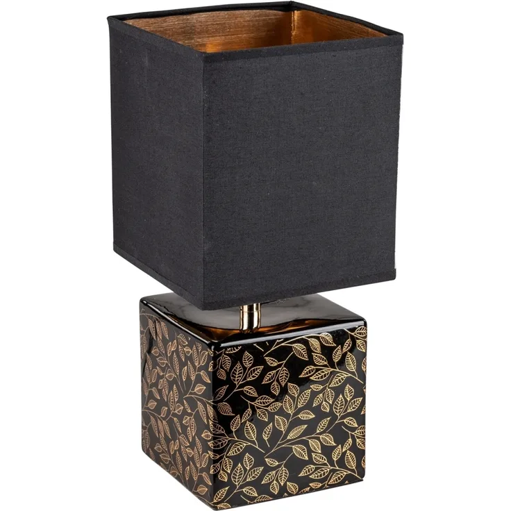 formano schwarz/gold Lampe 35 cm