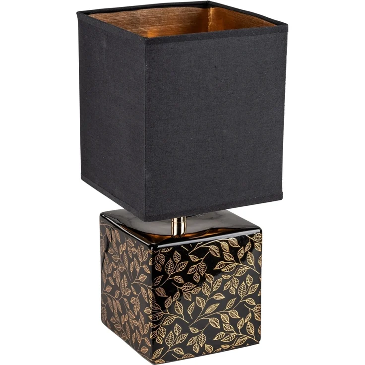 formano schwarz/gold Lampe 35 cm