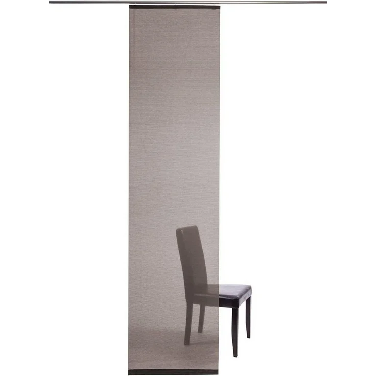 Homing Flächenvorhang Manhatten 60x245cm braun Vorhang Wohnzimmer Schlafzimmer – Bild 1