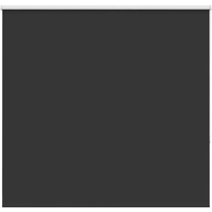 vidaXL Verdunkelungsrollo Schwarz 155x130 cm Stoffbreite 151,6 cm 4010853 – Bild 1