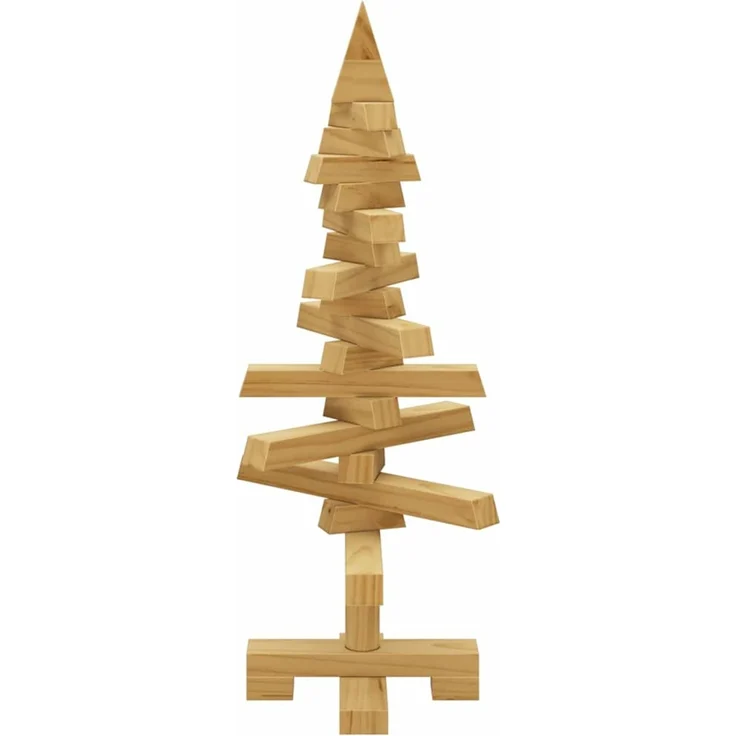 vidaXL Holz Weihnachtsbaum KOTKA 60 cm Massives Kiefernholz 42016697 – Bild 5