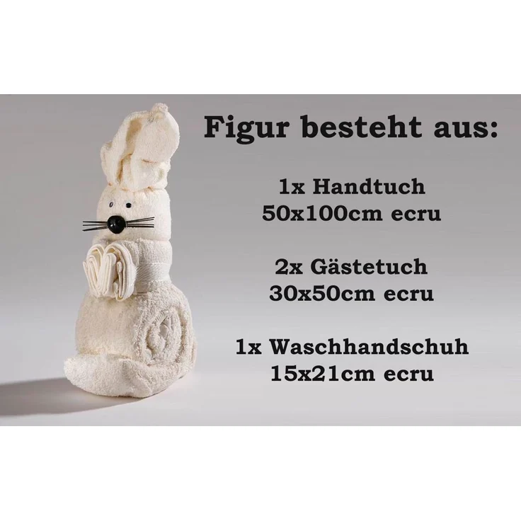 JACK Handtuch Set Frottier Geschenk Set viele Modelle Handarbeit Origami Gästetuch, (1-St), Waschhandschuh, gefaltete Tiere, tolle Geschenkidee – Bild 1