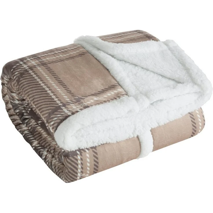 Wohndecke KAROMUSTER Winterdecke, Eurofirany, karierte Decke, warm und kuschelig, Fleecedecke 150x200 cm, Sofadecke – Bild 2
