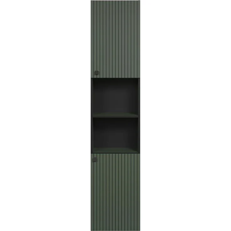 Badezimmer Hochschrank Bliss in grün 40 x 186 cm – Bild 4