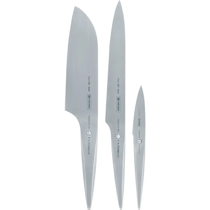 P-529 CHROMA type 301 Messerset 3-teilig P-5, P-2 und P-9