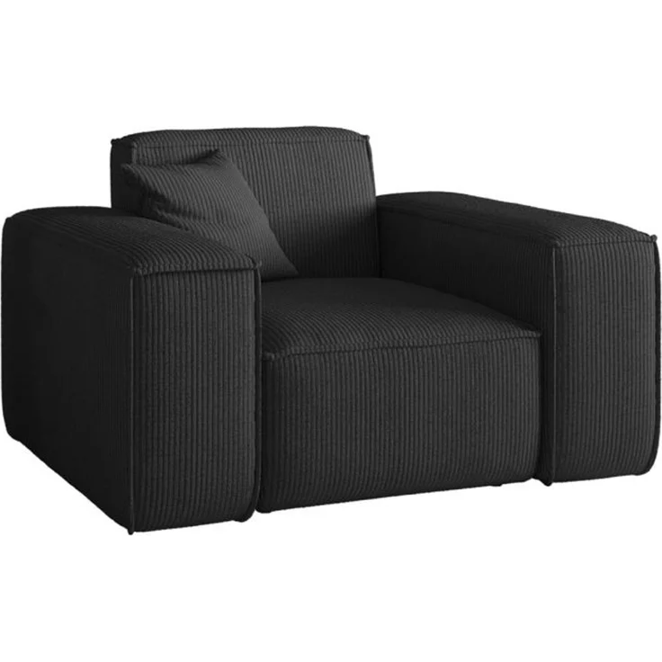 Sessel Designersessel CELES PREMIUM in Stoff Scala Schwarz – Bild 2