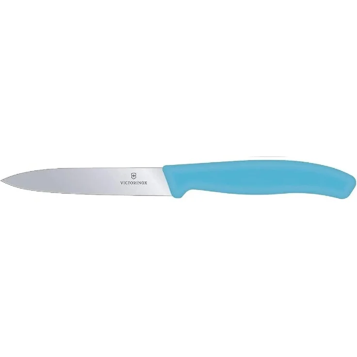 Victorinox | Swiss Classic Gemüsemesser | extra scharfe Klinge | robuster Kunststoff-Griff | spülmaschinengeeignet | Karibikblau | Made in Switzerland – Bild 1