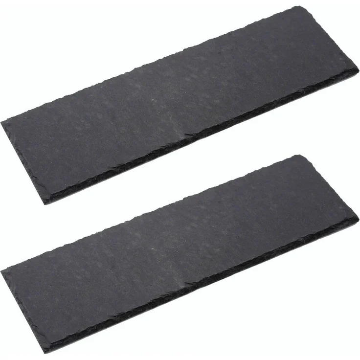 Novaliv Servierplatte 4041041692379-2xStuck, (1-tlg), 2x Schieferplatten I rechteckig I 20x15x0,5 cm I Schiefer Platten Schi – Bild 5