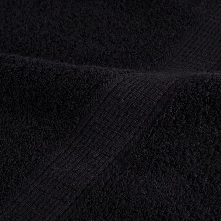 vidaXL Premium-Duschtücher SOLUND 10 Stk. Schwarz 70x140 cm 600 g/m² 137430 – Bild 7