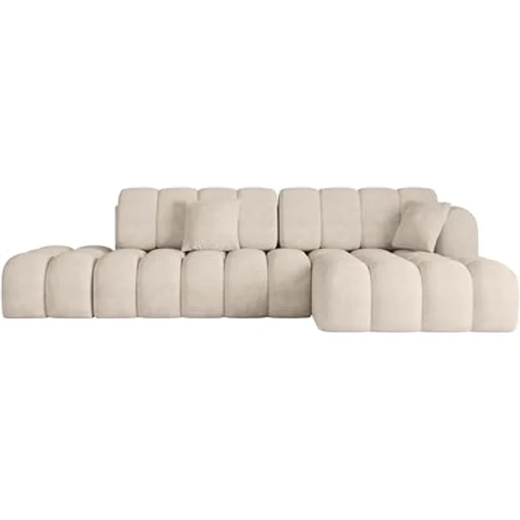 ALTDECOR Ecksofa OLEA-L2-S, L-Form Couch mit Schlaffunktion und Bettkasten, moderner Sitzkomfort in elegantem Design – Bild 3