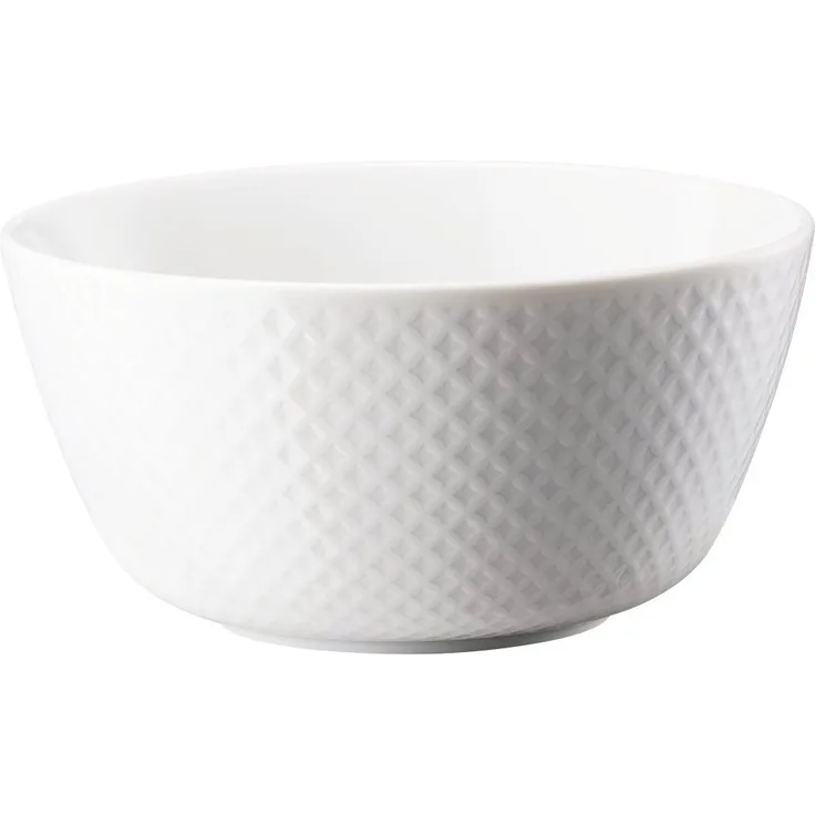 Müslischale 14 cm Junto Weiss Rosenthal Bowl - Mikrowelle geeignet, Spülmaschinenfest
