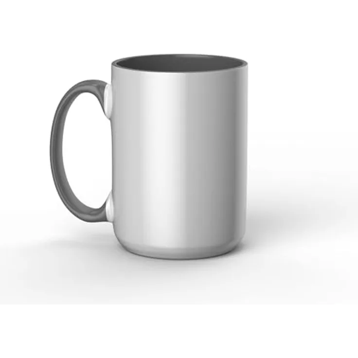 Cricut | Becher 425ml 1Stück Grau/Weiß