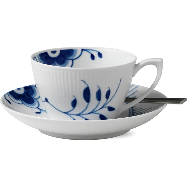 Royal Copenhagen Musselmalet Mega Blau Tee-& Cappuccinotasse 28 cl – Bild 3
