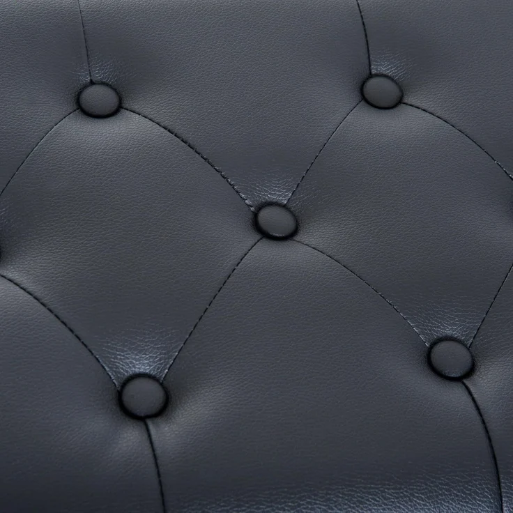 HOMCOM Klavierbank Klavierbank Klavier Bank Schminkhocker mit Stauraum (Hocker, 1-St, Klavierhocker), 54.5 x 33 x 48-58 cm – Bild 8