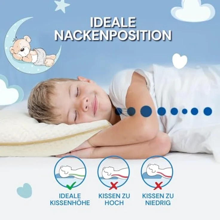 Vitapur Kinderkopfkissen 30x50 ab 3 Jahren – Bild 5