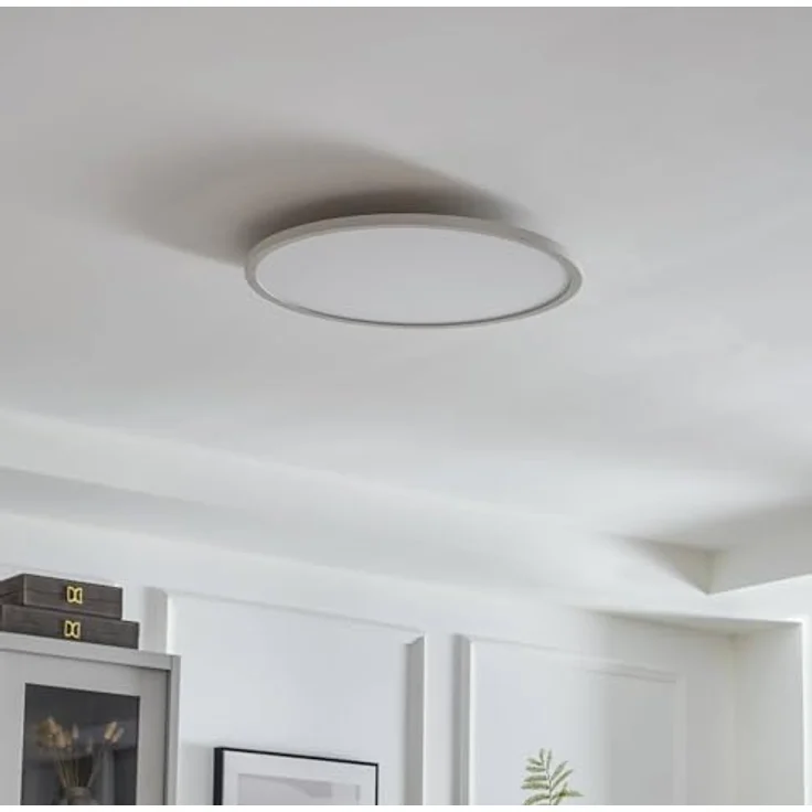 Lampenwelt Arcchio LED Deckenleuchte Brenda, dimmbar mit Leselampe, modern in Weiß, energiesparend, mit Fernbedienung – Bild 4