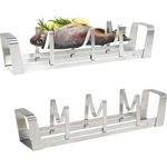 bremermann Grillguthalter BBQ Fischhalter,  Fischbräter, aus Edelstahl, 2x Fischhalter