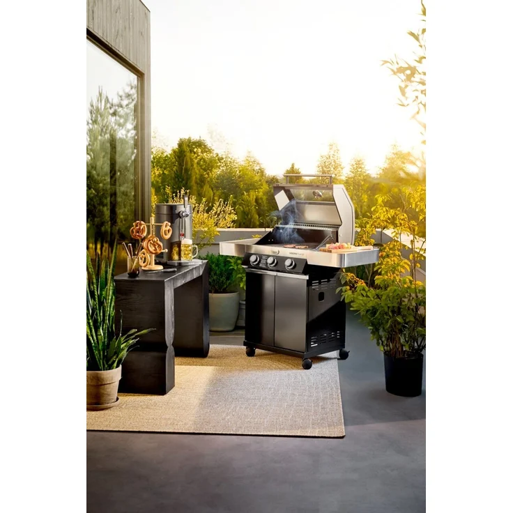 Rösle 'VIDERO G3' Gasgrill, Edelstahl, stufenlose Temperaturregulierung, Schwarz, 58 x 118 x 127 cm – Bild 2