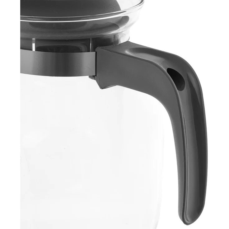 KADAX Hitzebeständige Teekanne mit Deckel, Glas, grau 1,5L – Bild 9