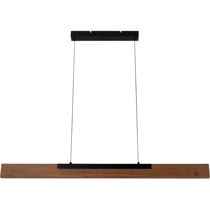 näve LED Pendelleuchte Wilma, Dimmfunktion, Memoryfunktion, LED wechselbar, Warmweiß, mit Holz, dimmbar per Wandschalter, Memoryfunktion, höhenverstellbar – Bild 2