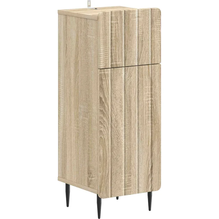 vidaXL 3-teiliges Badezimmer-Schranksystem ZWOLLE Sonoma-Eiche 3417758 – Bild 3