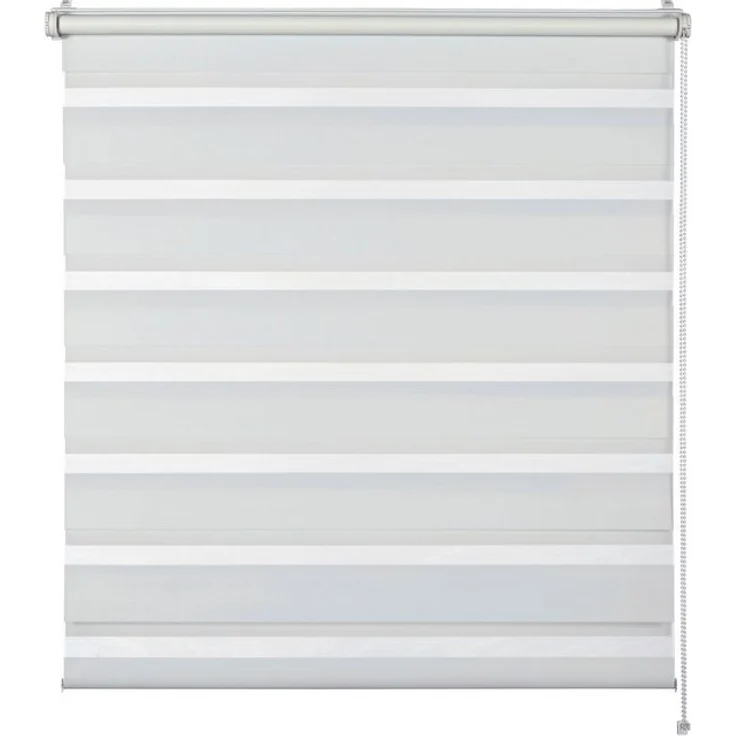 Doppelrollo Tilda, SCHÖNER WOHNEN-Kollektion, transparent, mit Bohren/ohne Bohren, freihängend, Klemmfix, geklemmt, silberne oder weiße Rollo-Technik – Bild 4