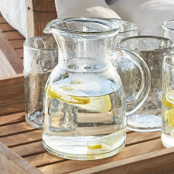 Mirabeau Wasserkaraffe Krug Clarksville klar, Sommer, Outdoor, Gartenausstattung, stilvolles Interieur – Bild 2