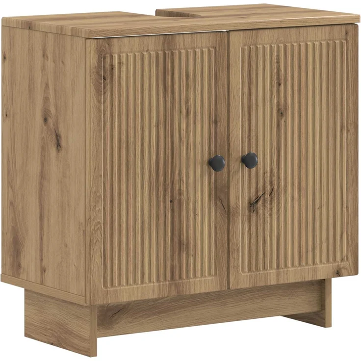 vidaXL 3-teiliges Badezimmer-Schranksystem EDE 3 stk. Artisan-Eiche 3417989 – Bild 4