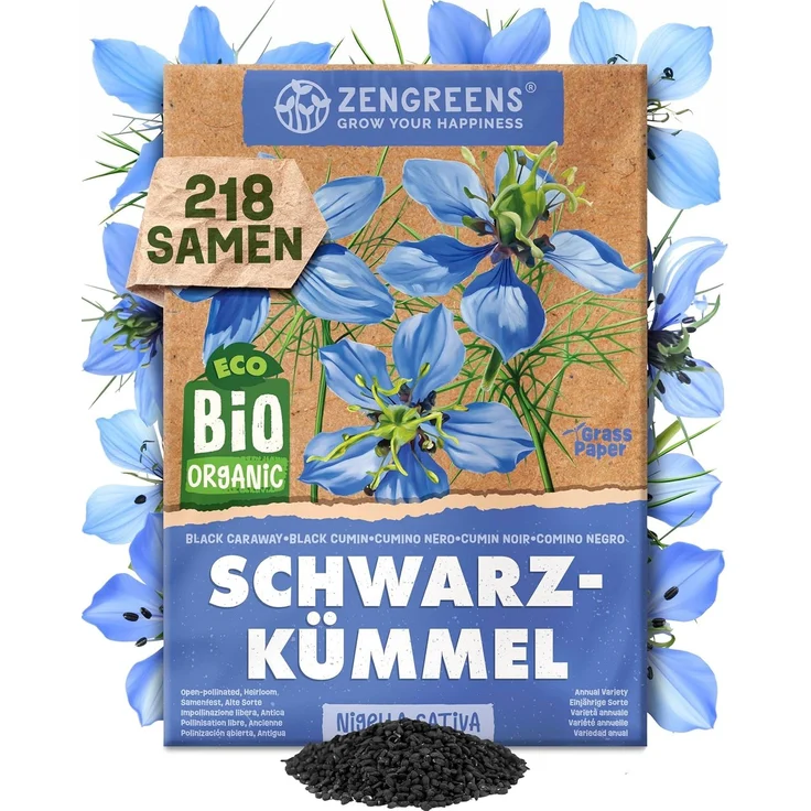 ZenGreens® - Bio Kräutersamen im 40er Set - 40 Kräuter Samen für den einfachen Anbau im Garten, Balkon oder Hochbeet - Pflanzensamen - Saatgut – Bild 40