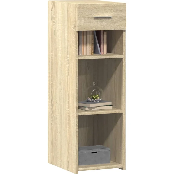 vidaXL Sideboard Sonoma-Eiche 30x42,5x93 cm Holzwerkstoff 846308 – Bild 3