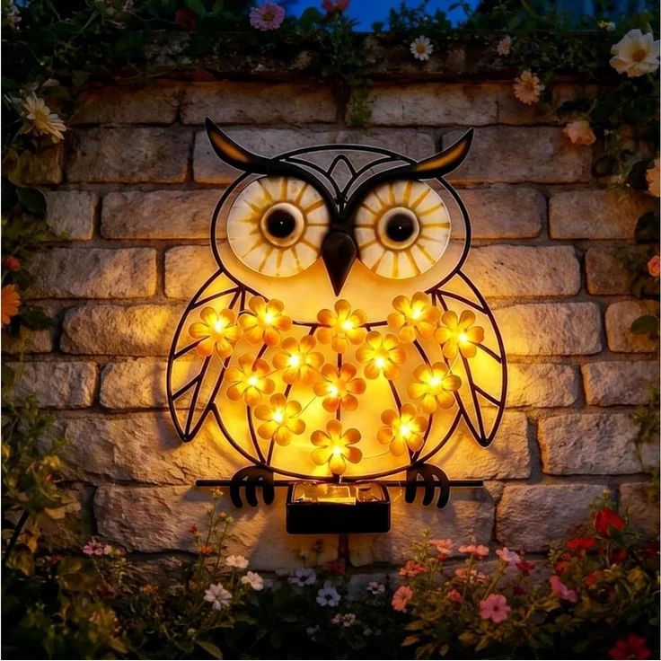 FELIXLEO LED Solarleuchte Solarleuchte Wanddeko Outdoor Solar Schmetterlinge Außen – Bild 1