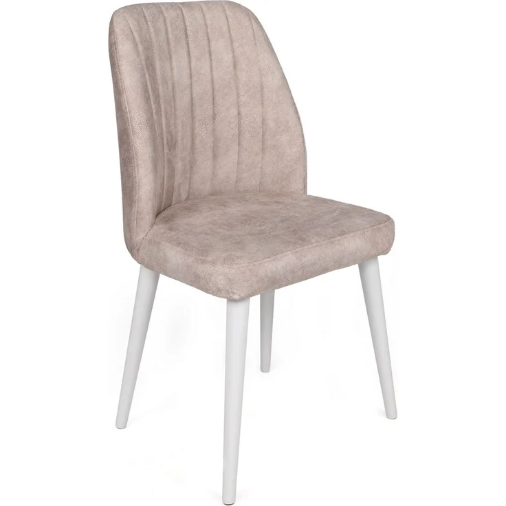Skye Decor 'Alfa-495 V4' Stuhlset (4-teilig), Creme / Weiß, 50 x 90 x 49 cm – Bild 2