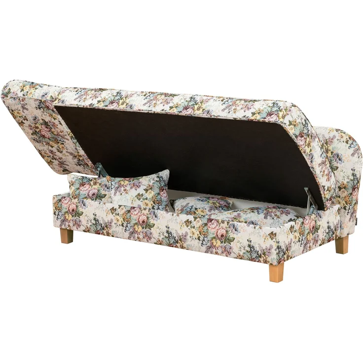Max Winzer Recamiere mit Armteil links klappbar 'Selma', Flachgewebe rosé, 82 cm x 88 cm x 190 cm – Bild 4
