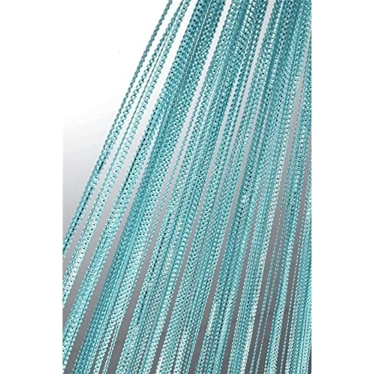 Haus und Deko Fadenvorhang Türvorhang mit Lurex Fadenvorhang 90x250 oder 140x250 cm Gardine (1 St), Stangendurchzug, Lichtschutz, Polyester