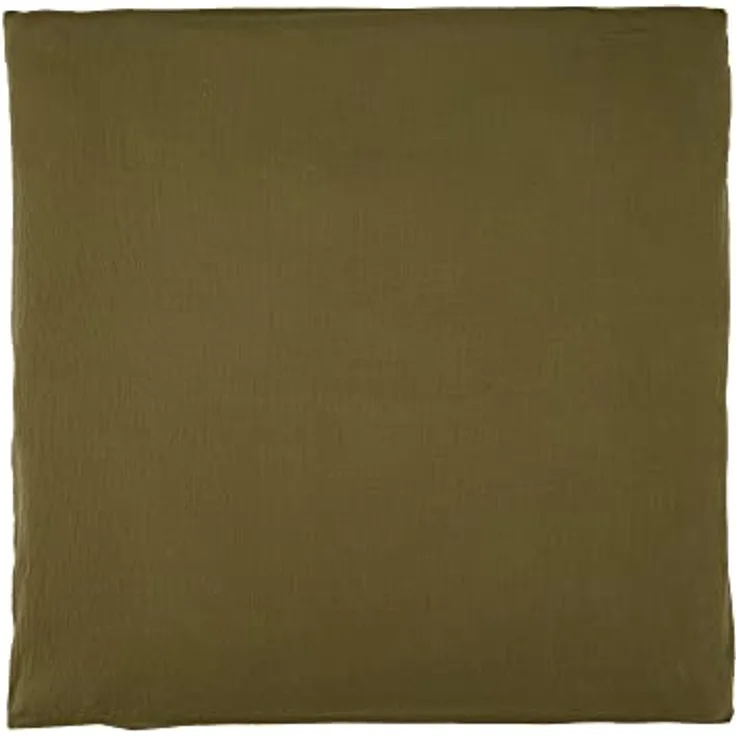 KraftKids Bezug für Wickeltischauflage Doppelkrepp Grün Herbstgrün 85 cm breit x 75 cm tief
