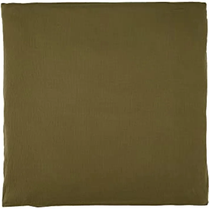 KraftKids Bezug für Wickeltischauflage Doppelkrepp Grün Herbstgrün 85 cm breit x 75 cm tief – Bild 1