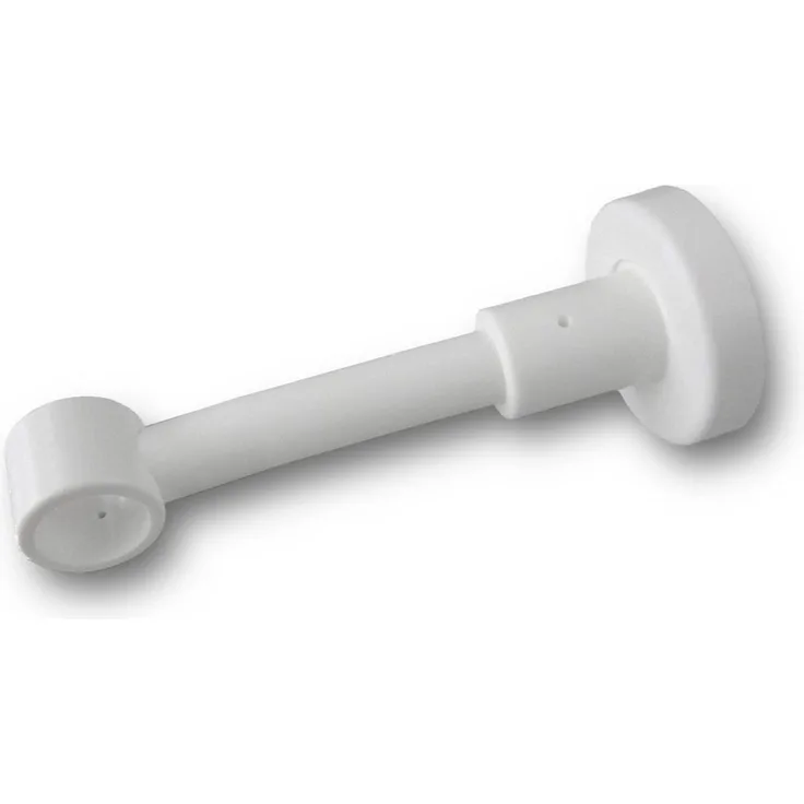 nodeko Gardinenstangenhalter Träger für Gardinenstangen und Vorhangstangen, Passend für Stangen und Rohre mit einem Durchmesser von 20 mm, (inklusive Befestigungsmaterial), Wandhalterung für Rohre Ø 20 mm