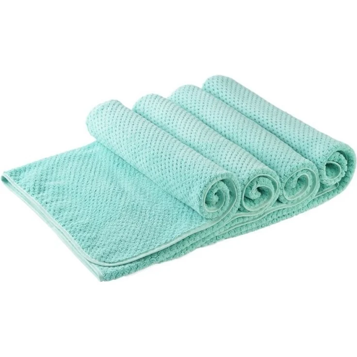 OTTO home Handtücher Parris, diverse Größen, ideal als Sporthandtuch, Reisehandtuch, Microfaser (4-St), sehr leicht, kompakt, schnelltrocknend, Mikrofaser, mit Waffelmuster – Bild 4