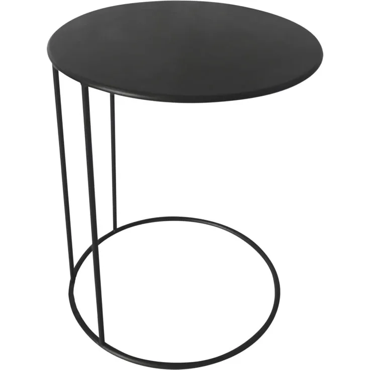 Lesli Living Beistelltisch Amy 40x54,5 cm Schwarz