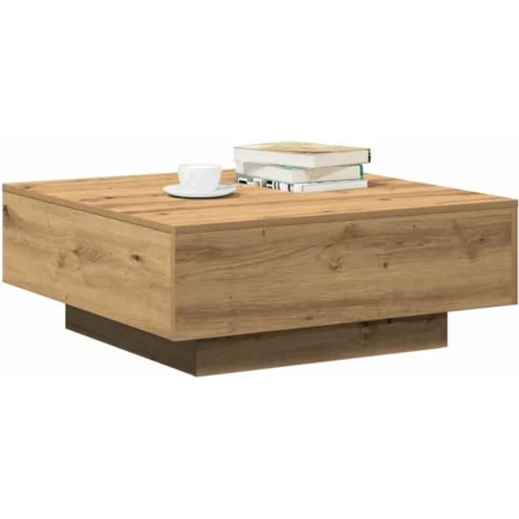 vidaXL Couchtisch Artisan-Eiche 80 x 80 x 31 cm 862998 – Bild 2