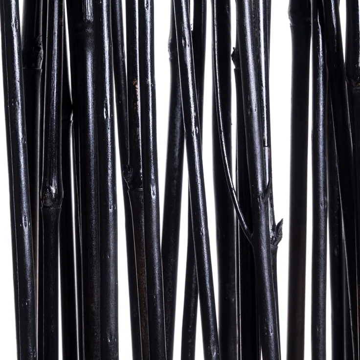 Raumteiler Slim 170x40 cm, Weidenholz-Zweige schwarz – Bild 4