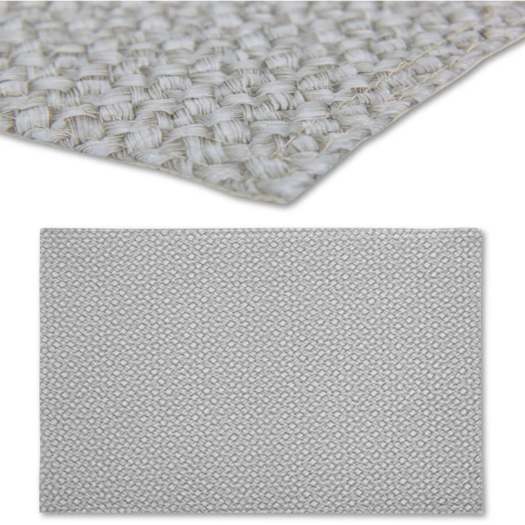 1er Set Tischset Platzset Tischmatte Platzdeckchen ca. 30x45 cm Auswahl: geflochten - hellgrau – Bild 3