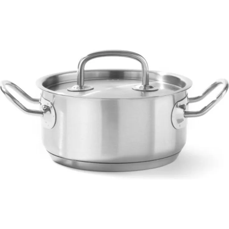HENDI Bratentopf - mit Deckel, Kitchen Line, 1,5L, ⌀160x(H)75mm