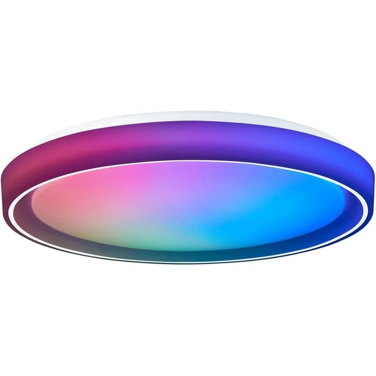 Brilliant LED Deckenleuchte Floco, CCT - über Fernbedienung, Dimmfunktion, Nachtlichtfunktion, RGB, Timerfunktion, LED fest integriert, warmweiß - kaltweiß, 50 cm, 3600 lm, 3000-6500 K, CCT, RGB, dimmbar, weiß – Bild 5