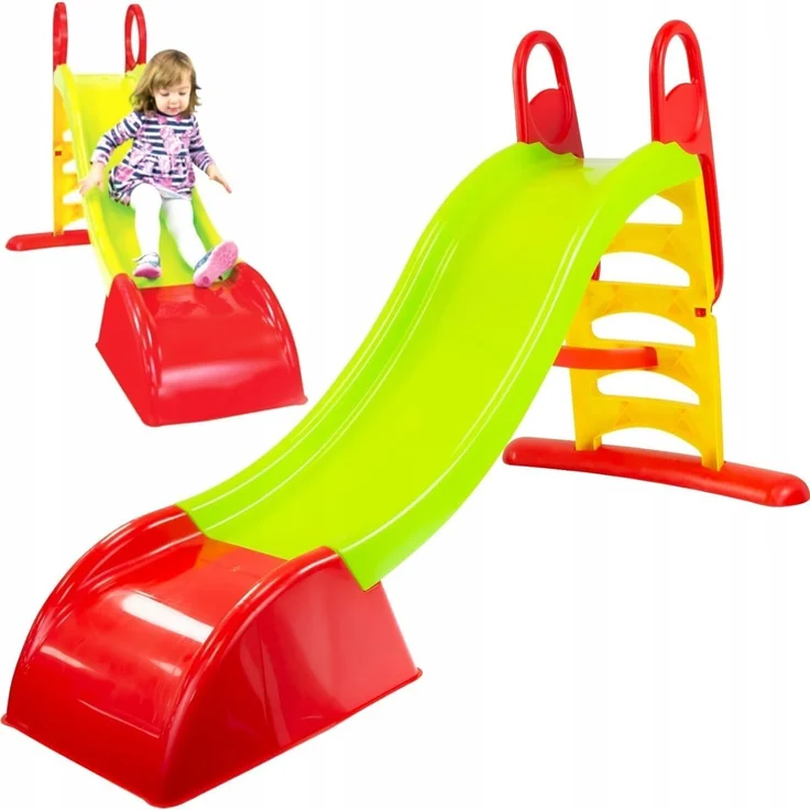 Mochtoys Kinderrutsche 10832/12199 Rutschlänge 180 cm Wasserrutsche rutschfest grün – Bild 3