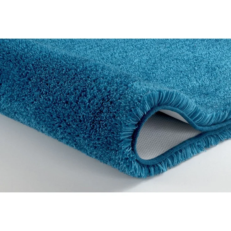 Kleine Wolke Badematte Kleine Wolke Badteppich RELAX LBH 120 x 70 x 3 cm blau Badematte – Bild 2