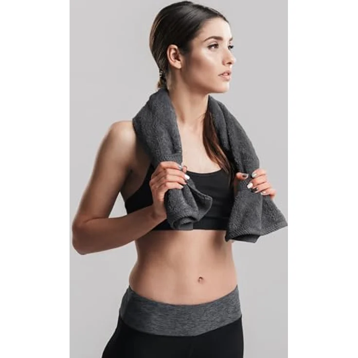 Utopia Towels Frottee Handtücher 50x100 cm, Grau, 6er Pack | Mit Aufhängeschlaufe, mittelgroße Badetücher, 100 % Baumwolle, weich und saugfähig, Handtuchset, Handtücher – Bild 7