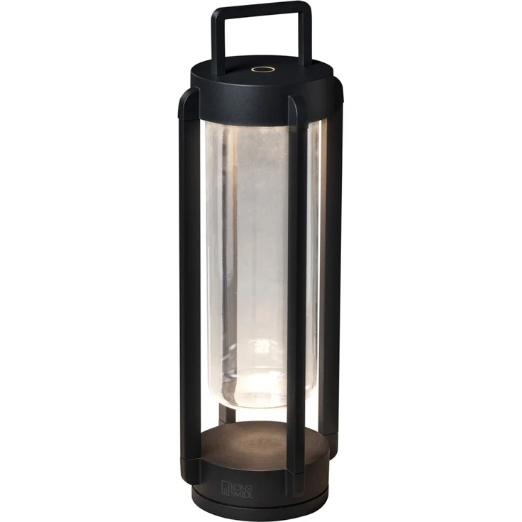 KONSTSMIDE 7823-750 USB Laterne Otranto schwarz 44cm dimmbar – Bild 2
