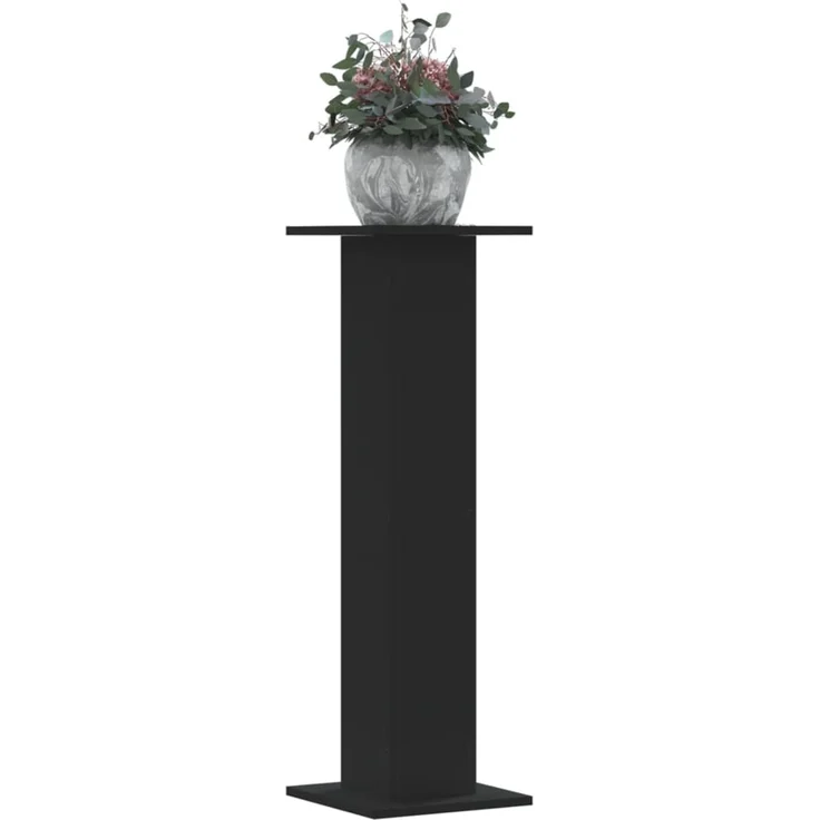 vidaXL Pflanzenständer 2 Stk. Schwarz 30x30x95 cm Holzwerkstoff 3307874 – Bild 1