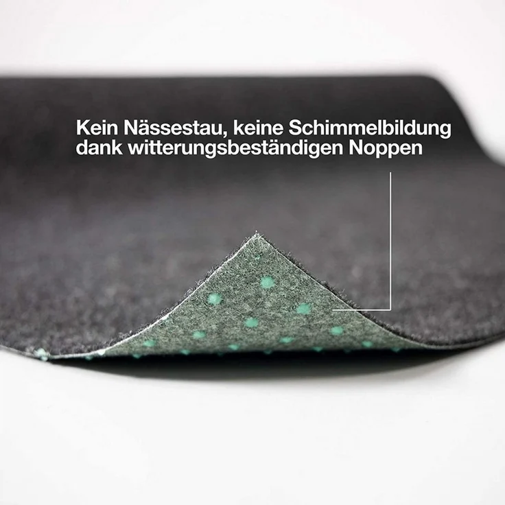 Karat Rasenteppich Brilliant Pro Schwarz, Kunstrasen, verschiedene Größen, Höhe: 4 mm – Bild 2